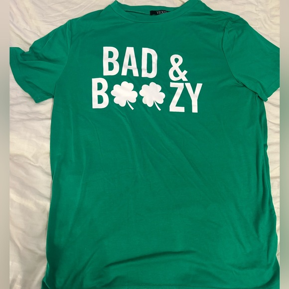 Bad & Boozy St. Patrick’s Day Shirt - Picture 1 of 1